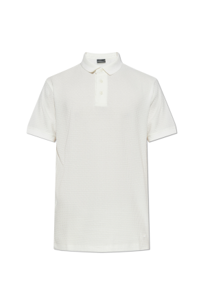 White Cotton polo shirt with logo Saint Laurent - Vitkac AS